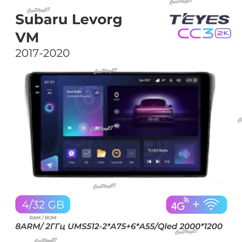 Магнитола штатная Subaru Levorg 2017