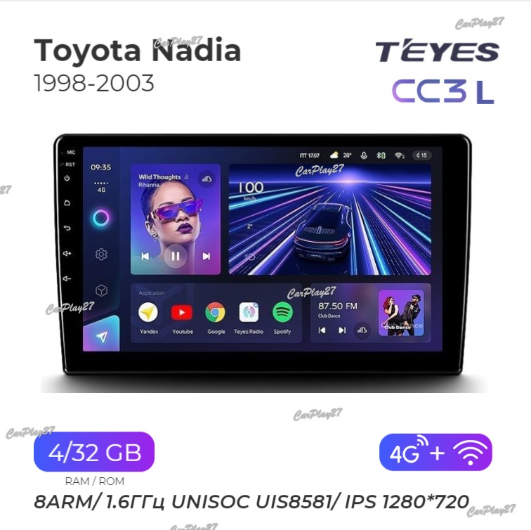 Магнитола штатная