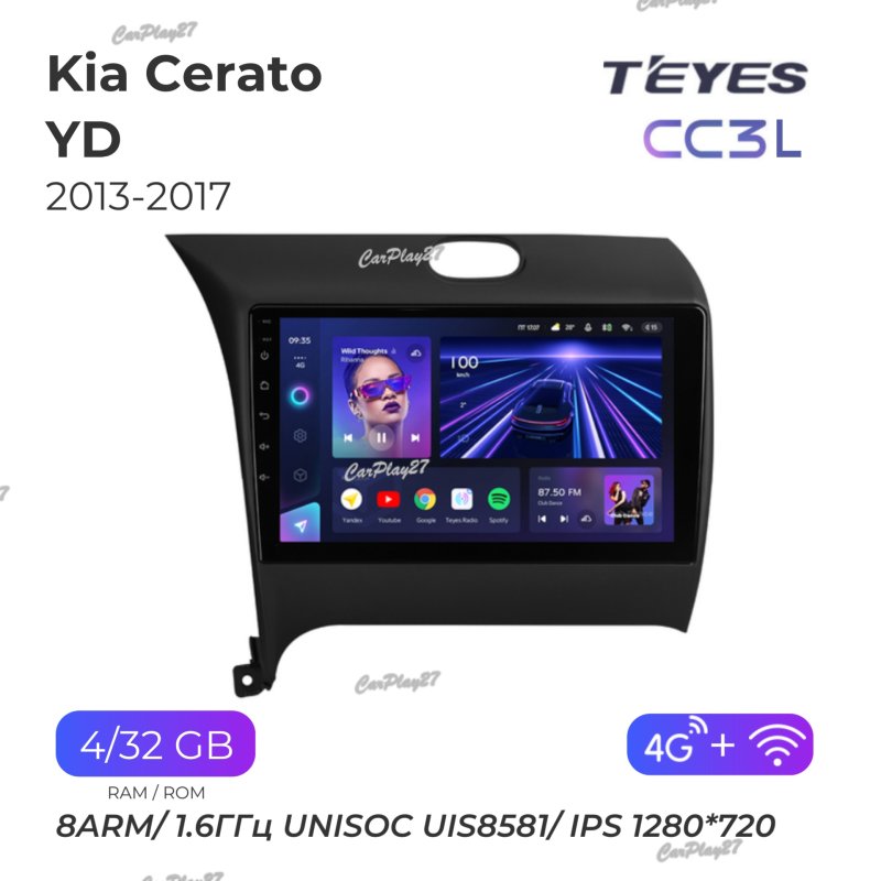 Магнитола штатная