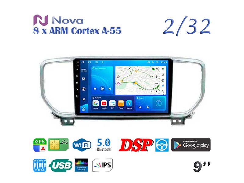 Магнитола штатная