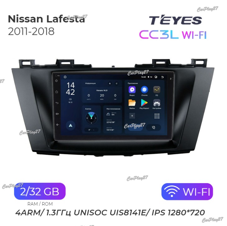 Магнитола штатная