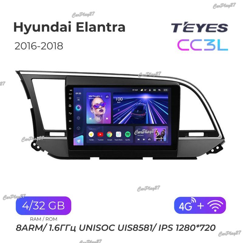 Магнитола штатная