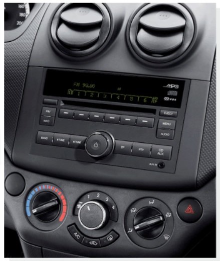 Переходная рамка магнитолы