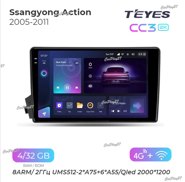 Магнитола штатная