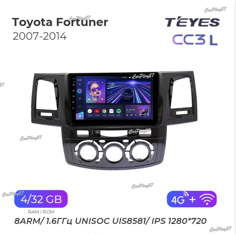 Магнитола штатная